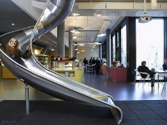 Slide in Google HQ