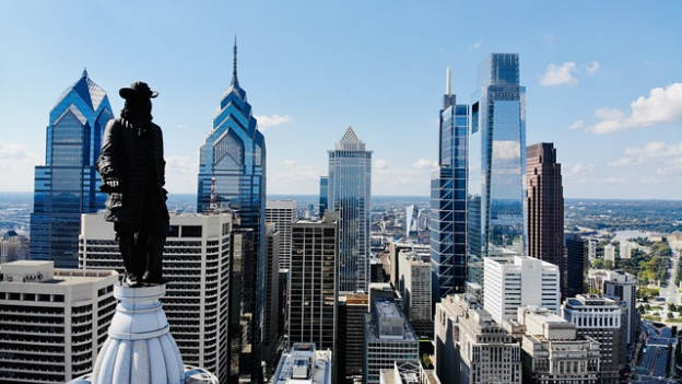 Philadelphia office space skyline