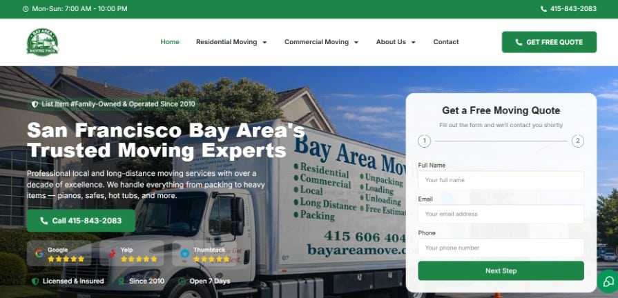 Bay Area Moving Company